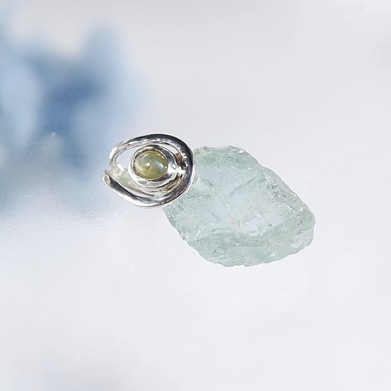 マダガスカル産　アクアマリン原石とクリソベリルのペンダント |  | 05