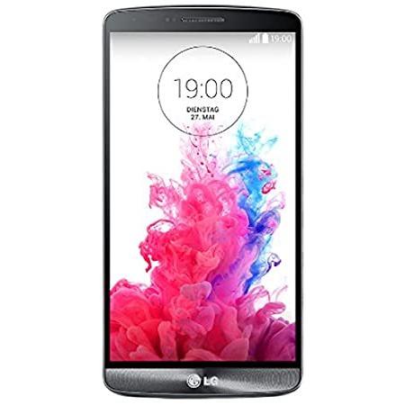 豪華 32GB D855 G3 【海外輸入品】LG 4G Bla Metallic Smartphone Android Quad-HD GSM Unlocked LTE アンドロイド