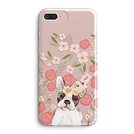 海外輸入品 Iphone インパクト 8 Plus Iphone 携帯電話アクセサリー 7 Plus ケース レディース ケース ガールズ 子犬 プリント ファニー かわいい フレンチ インパクト B07jg74s9l 動物 マカロン輸入ショッピング