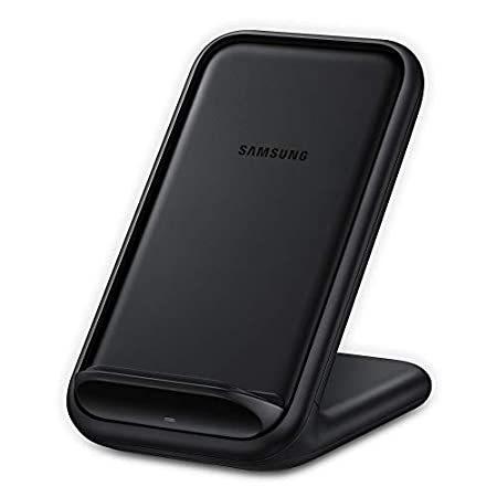 春早割 15W 【海外輸入品】Samsung Fast with Version (US Black - Stand Charger Wireless 2.0 Charge ワイヤレス充電器
