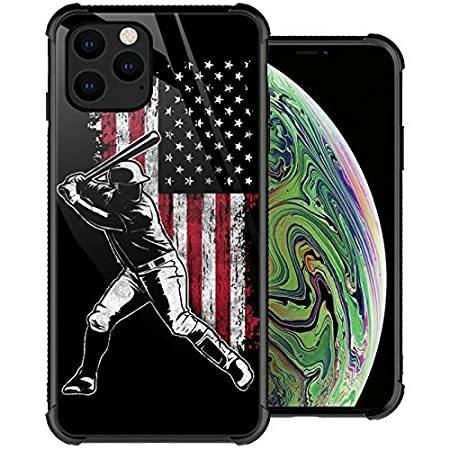 海外輸入品 Yuning419 Iphone 携帯電話アクセサリー 12 Mini用ケース Yuning419 携帯電話 B08lttbwc3 マカロン輸入ショッピング アメリカ国旗ベースボールバッターフォンケース オーガニックガラスバック ソフトシリコンtpu オンライン最激安