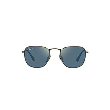 【ご予約品】 Antique Demigloss Sunglasses, Frank 【海外輸入品】RB8157 Gold/Blue/Gold Polarize Mirrored サングラス