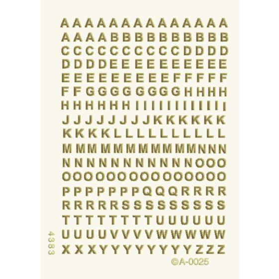 メール便送料無料 エレガントカットシール ミニ A 0025 アルファベット ゴシック体 ゴールド ネイルシール マカロン 通販 Yahoo ショッピング