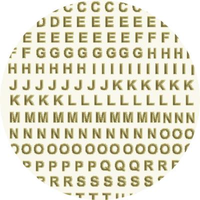 エレガントカットシール ミニ A-0025 アルファベット ゴシック体 ゴールド ネイルシール IS01 普通郵便のみ送料無料|macaron-store|02