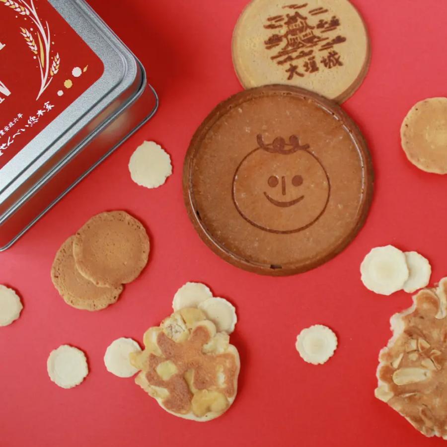 田中屋せんべい総本家 YES! SENBEI CAN 150g×1個 手提げ袋付き たなか