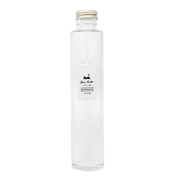 ガラス瓶丸型200ml スクリューキャップ付ガラス容器 円柱 オイル 用空瓶 ハーバリウムオイル 用 フラワーリウム インテリア雑貨