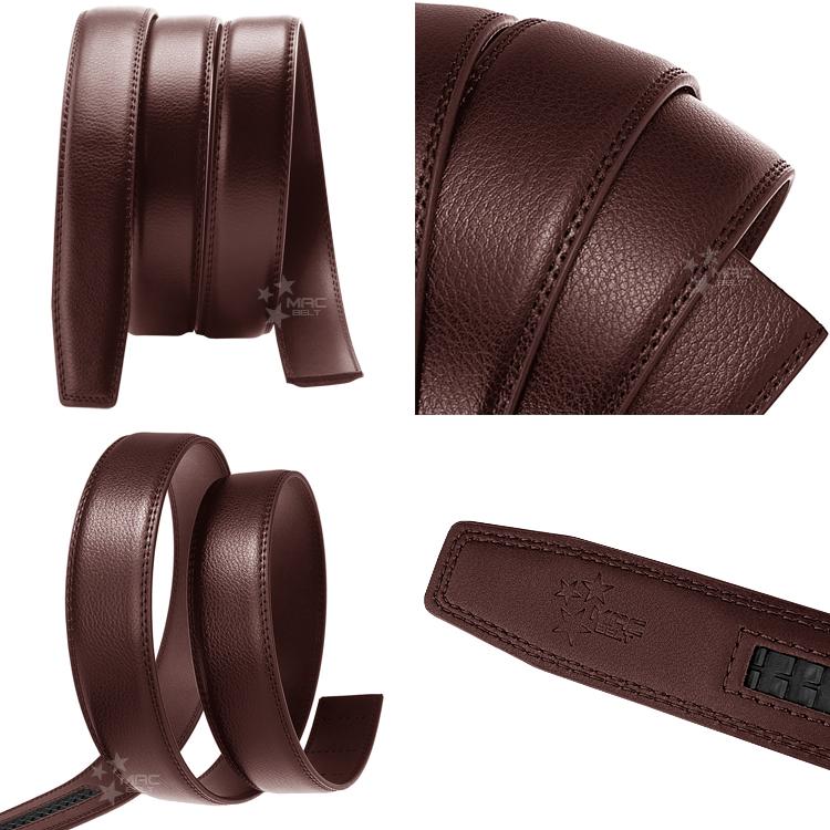 ベルト 剣先内側 剣先隠し メンズ 本革 オートロック 穴なし