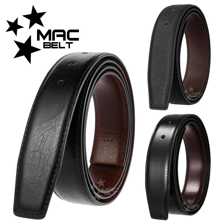 ベルトのみ リバーシブル 両面 メンズ 交換用 穴あり ベルト革のみ