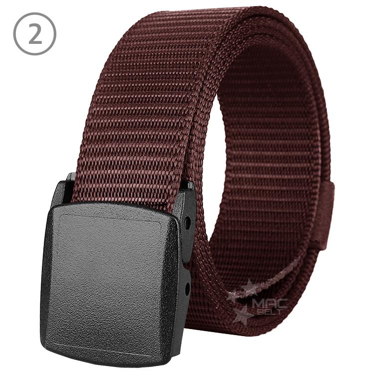 ナイロンベルト YKK メンズ ベルト ナイロン 穴なし 38mm カジュアル