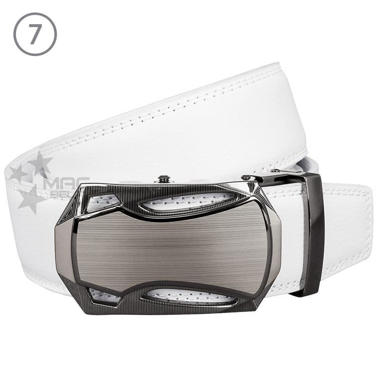 ゴルフ メンズ ベルト 白 ホワイト 穴なし ブランド オートロック クリックベルト 本革 レザー 大きいサイズ 無段階 3 5cm幅 Mbw Macbelt Beruto Mbw ベルト メンズ ブランド Macbelt 通販 Yahoo ショッピング