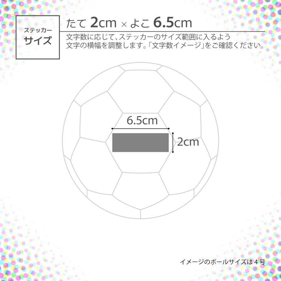 ボール専用ステッカー　名前ステッカー　サッカー　ネームステッカー　ボール　便利 ボール専用ステッカー 名前ステッカー サッカー ネームステッカー