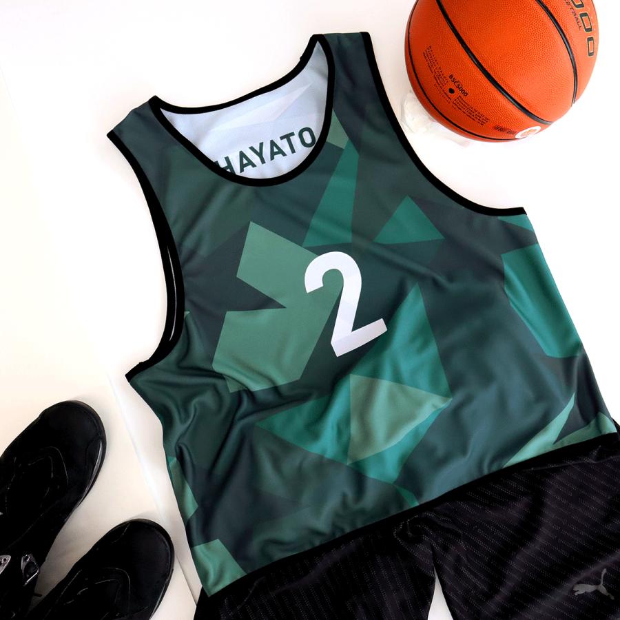 1枚から製作可能】チームオリジナル リバーシブル デザイン ビブス