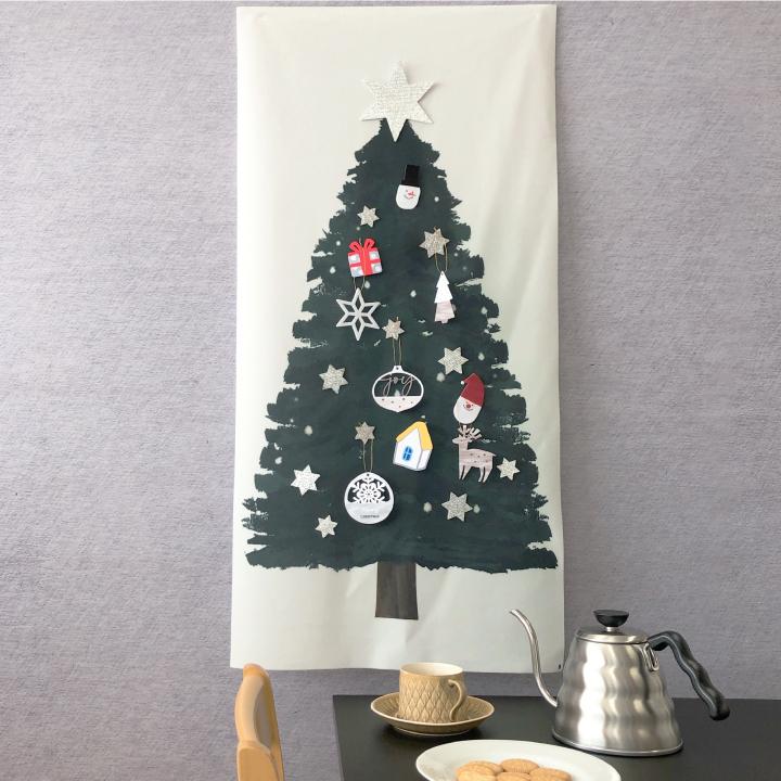 クリスマス ツリー タペストリー 壁飾り 壁掛け キット おしゃれ 手作り 北欧 フェルト 日本製 飾り付け オーナメント インテリア ナチュラル Xmastape02 ぜっけん堂 マックカットヤフー店 通販 Yahoo ショッピング
