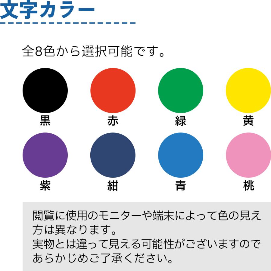 体操服 ゼッケン プリント 【2枚セット】自由サイズゼッケン 最小3cm