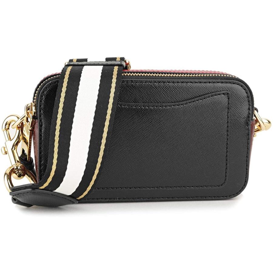 【最終値下げ】MARK JACOBS スナップショット　ショルダーバッグ　黒×黒 マークジェイコブス MARC JACOBS ショルダーバッグ スナップ