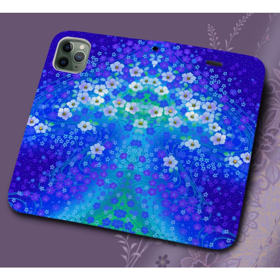 iPhone 手帳型 スマホケース 【 雅和柄 華麗桜 スマートフォン