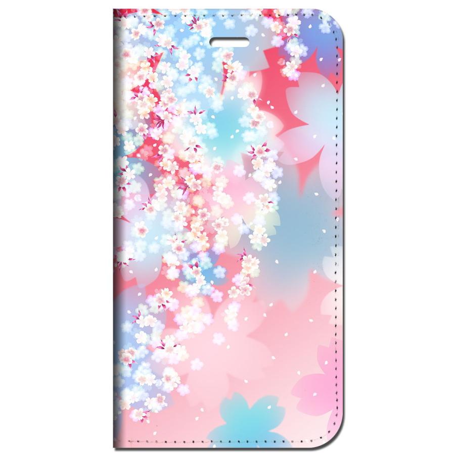 iPhone 手帳型 スマホケース 【 桜 インコ 鳥 スマートフォン カバー 