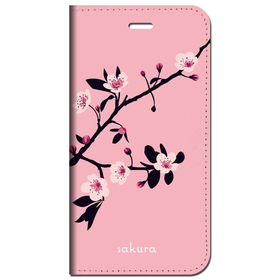 iPhone 手帳型 スマホケース 【 桜 インコ 鳥 スマートフォン カバー 