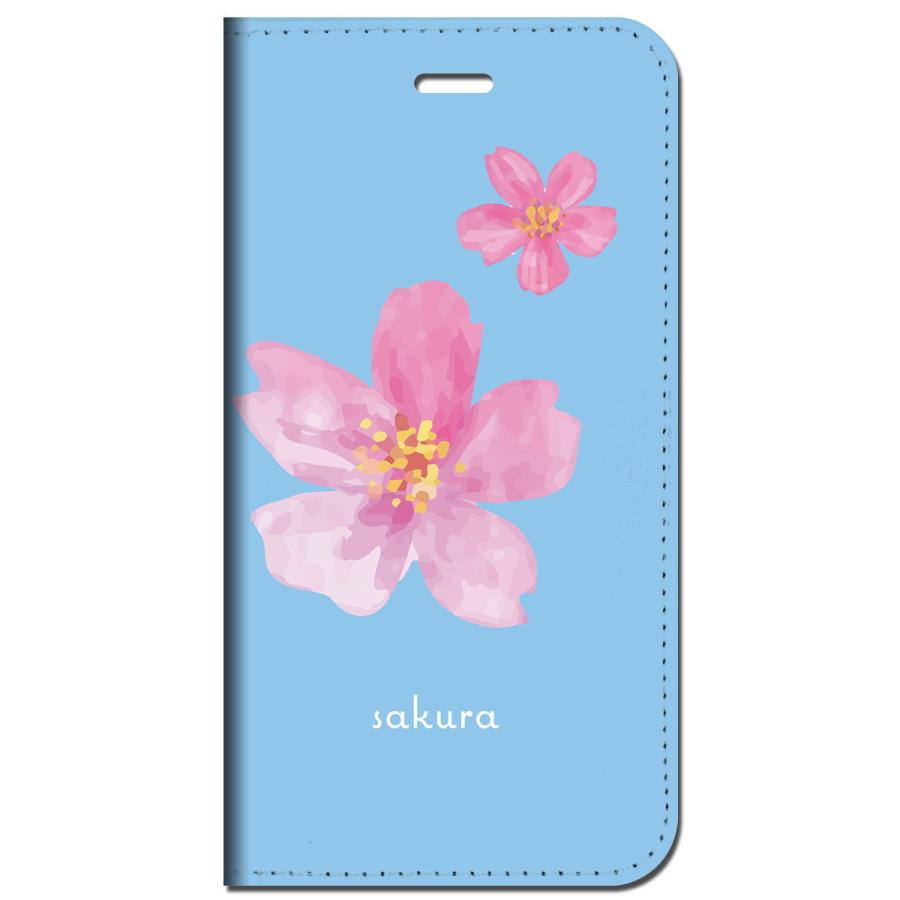 iPhone 手帳型 スマホケース 【 桜 インコ 鳥 スマートフォン カバー  