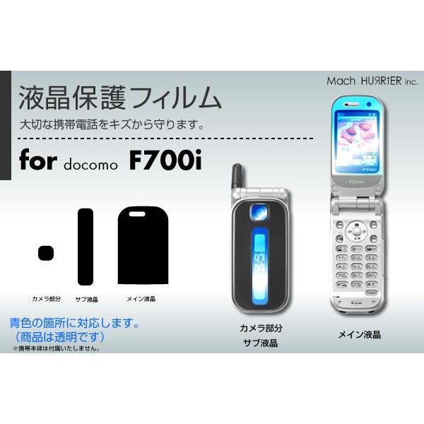 F700i液晶保護フィルム 3台分セット pfdf700iネットショップマックハリアー 通販 Yahoo!ショッピング