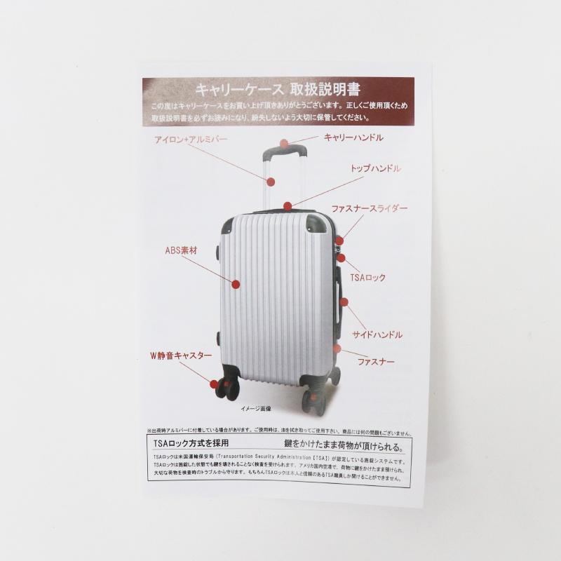 HIRO ヒロ 軽量樹脂製 キャリーケース Aタイプ S＆Mセット USD01の画像