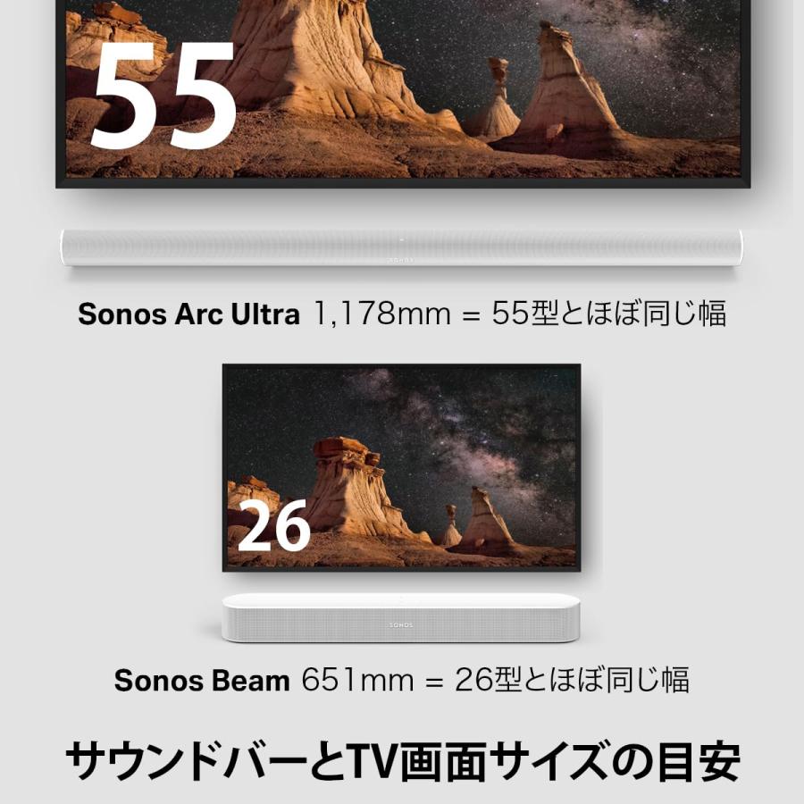 Sonos サウンドバー テレビ用 Beam ビーム Dolby Atmos対応 Amazon