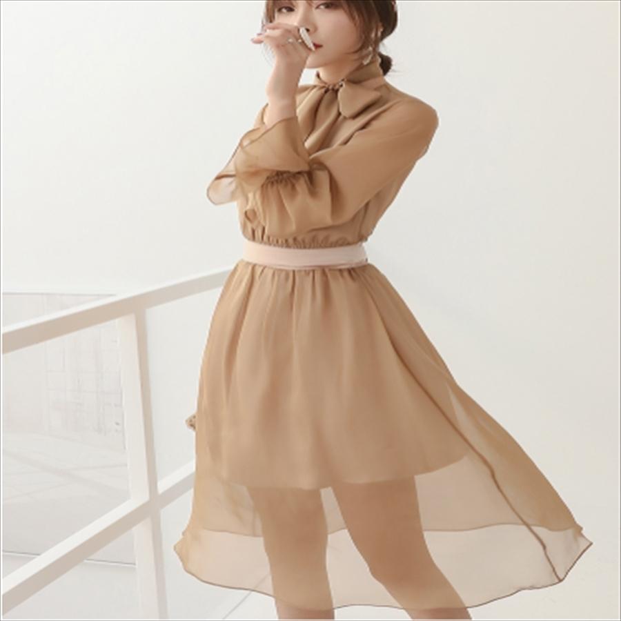 全国宅配無料 大人可愛い ワンピースドレス リボン 長袖 フレア袖 ラッパ袖 無地 透け感 ロング 秋 お呼ばれ デート Dr 0791 街角のカフェテラス 通販 Yahoo ショッピング 55 以上節約 Www Ladislexia Net