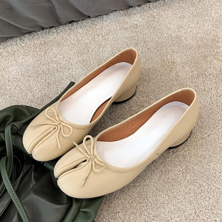 足袋パンプス リボン 牛革 太ヒール 疲れない 大人可愛い きれいめ こなれ感 春夏 お出かけ デート 通勤 Sh 0745 街角のカフェテラス 通販 Yahoo ショッピング