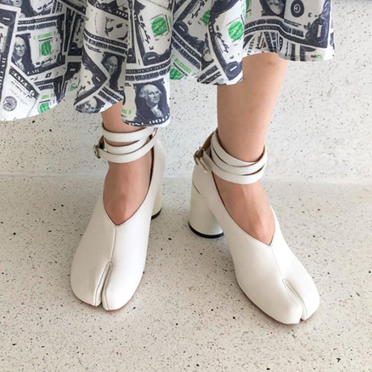 即日出荷 足袋ストラップシューズ パンプス アンクルストラップ 牛革 太ヒール 美脚 フェミニン 大人可愛い カジュアル きれいめ こなれ感 春夏 デート お出 初回限定 Www Doctor Plan Com