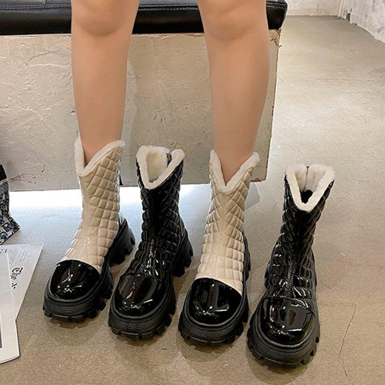 レディースファッション ディズニーコレクション ショートブーツ もこもこ ラウンドトゥ バイカラー ローヒール 厚底 痛くない 疲れない 大人可愛い カジュアル こなれ感 秋冬 デート お出かけ デイリー Zhgtlye9tb Wrestlesquare Com