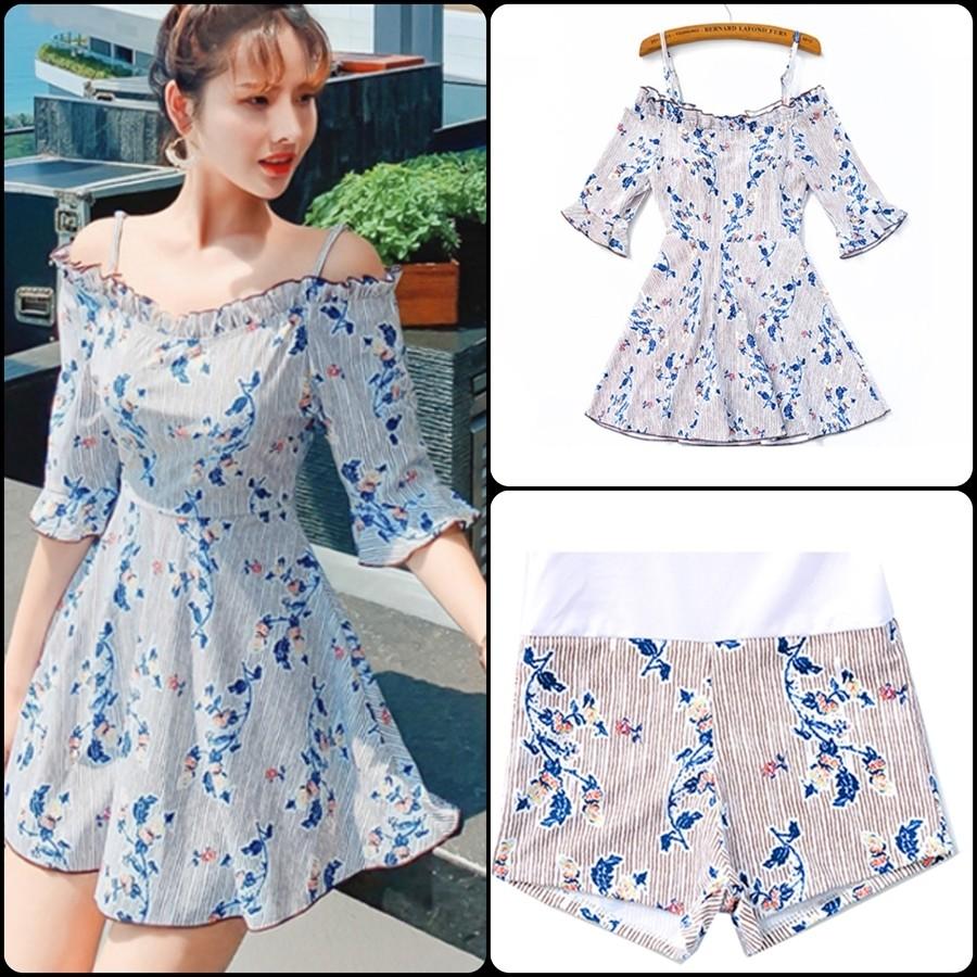 人気ブランド 大人可愛い 花柄ワンピースビキニ モノキニビキニ 体系カバー こなれ感 30代40代 韓国風 夏 プールや海に 残りわずか Cepici Gouv Ci