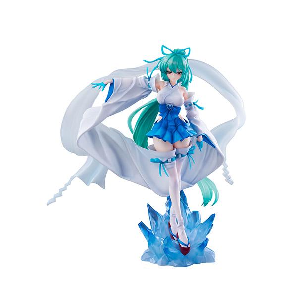 魔法少女にあこがれて  マジアアズール 薄氷巫女 DX Ver. 1/7スケール塗装済み完成品フィギュア の商品画像