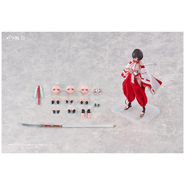 戦闘巫女 上藤桔梗 1/12 可動フィギュア_10