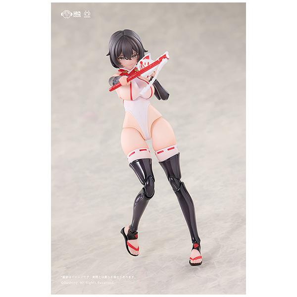 戦闘巫女 上藤桔梗 1/12 可動フィギュア_6