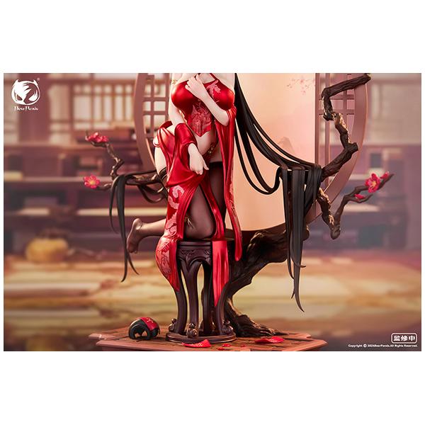 001_BearPanda 国風シリーズ 落紅 1/6スケール塗装済完成品フィギュア