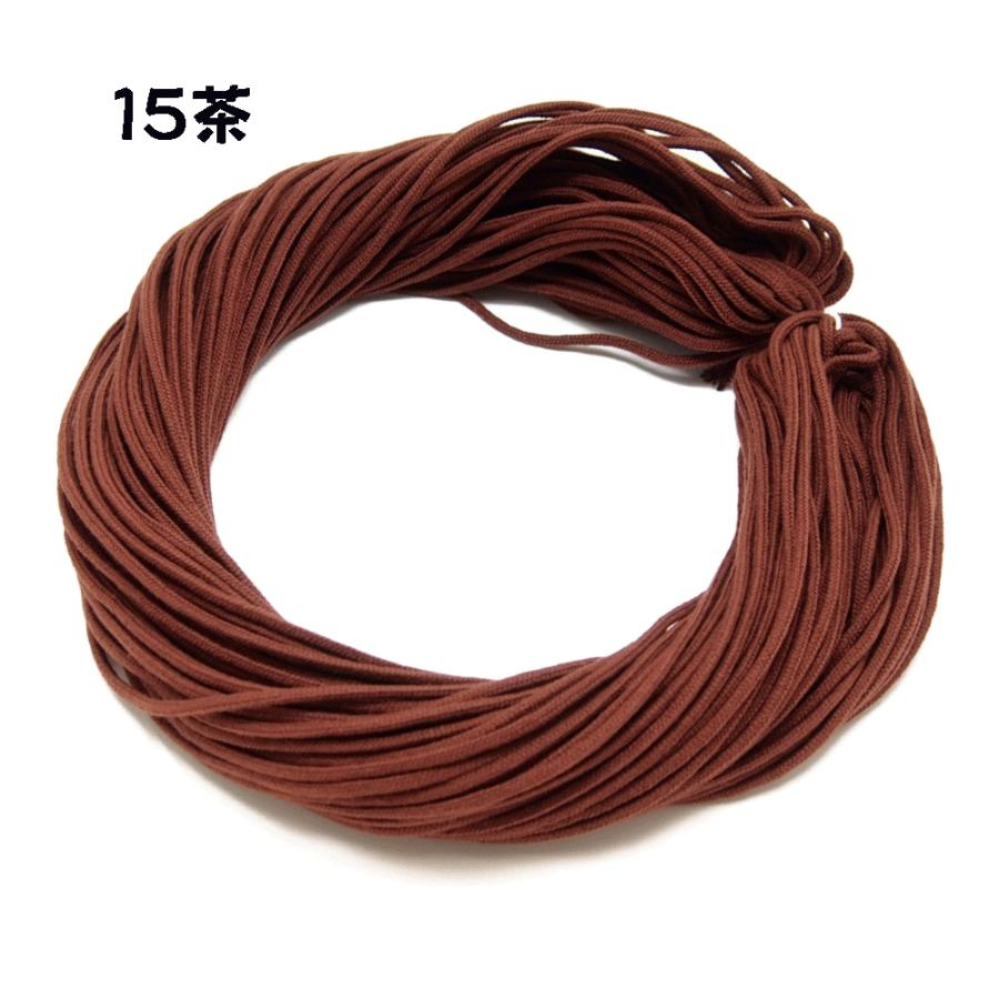 アクリルスピンドル紐 (細) 約3mm 50m No1~15 巾着/エプロン/手芸