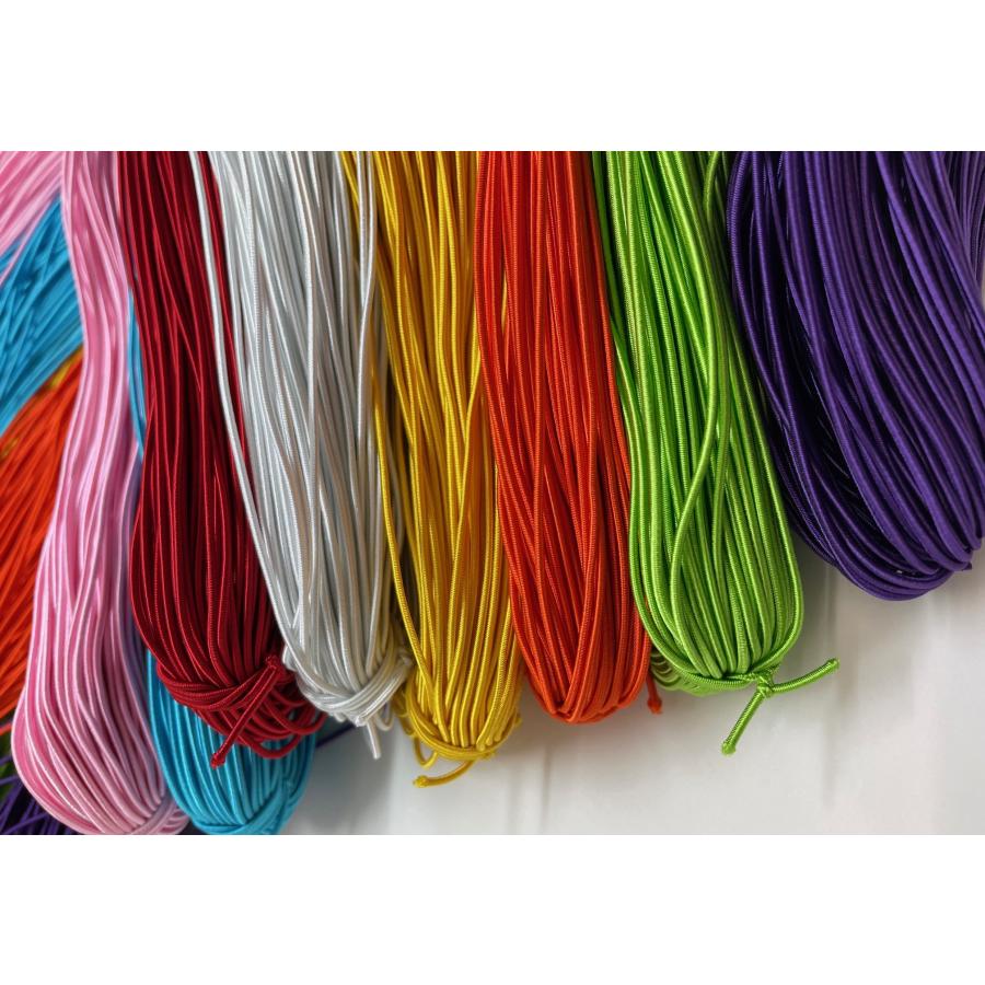 TGCレーヨンカラーゴム (太) 約1.3mm 150m綛 T1〜T10 ※お取り寄せ 約3