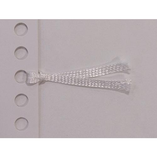 レーヨン平紐（25打スピン） 約4〜5mm 150m（しおり紐）生成 しおり紐