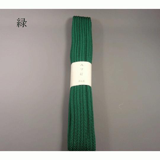 正絹八ッ打組紐（太 約4.5mm）15m ループタイ/信玄袋/巾着/手芸 : 町田