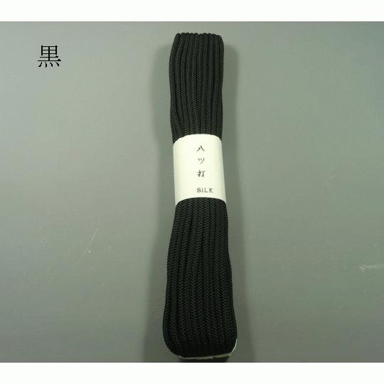 正絹八ッ打組紐（細 約3mm）15m 信玄袋/巾着/手芸 : 町田絲店 - 通販