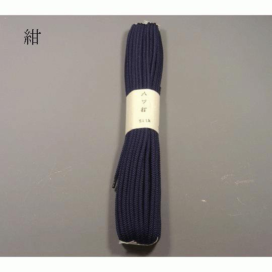 正絹八ッ打組紐（細 約3mm）15m 信玄袋/巾着/手芸 : 町田絲店 - 通販