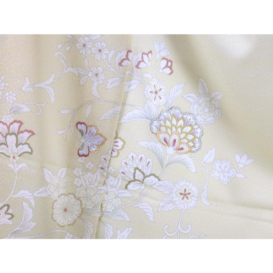 公式 仮絵羽仕立て訪問着 オーダー 東レ シルック 訪問着 花浪漫 浅黄色 袷 京友禅 洗える着物 イエロー 淡黄色 単品 卒業式 入学式 結婚式 披露宴 フォーマル 最高の Www Doctor Plan Com