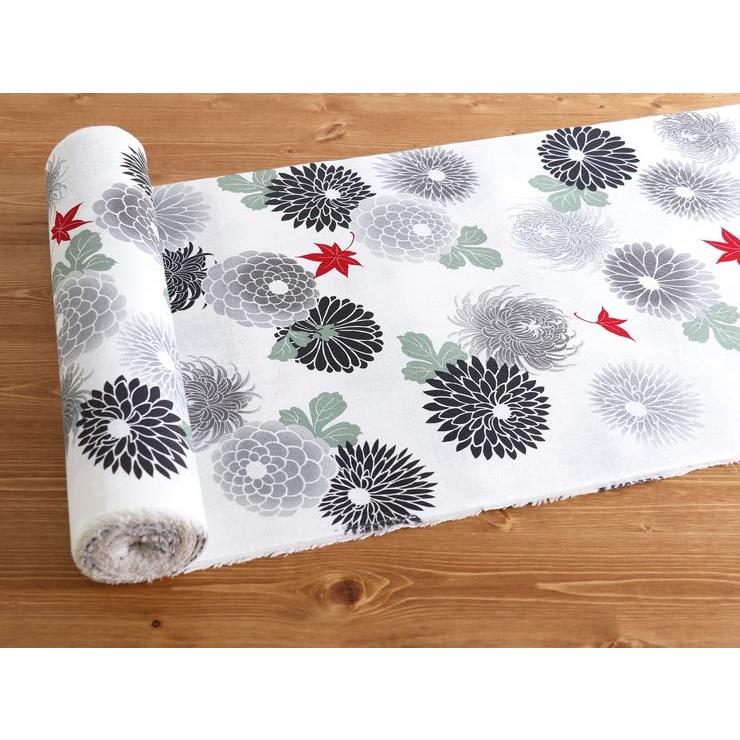 セオα] 浴衣 反物 綿・万寿菊（オフシロ/SYU5115）- 綿100% 天然素材