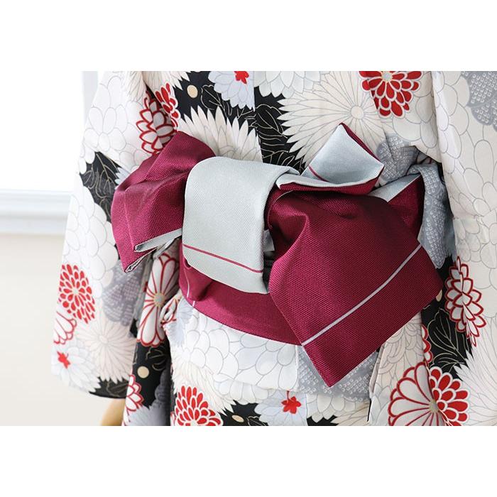 新入荷 浴衣「嵐山よしむら」仕立て上がり洗える浴衣 - 菊尽くし