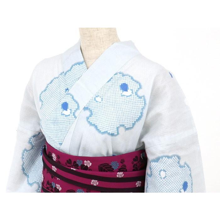 浴衣 嵐山よしむら 仕立て上がり浴衣 雪輪花びら 薄ブルー 綿100 水色 レディース 婦人用 バチ衿 プレタ 女性用 送料無料 青 新品 Ayyk4784 街着屋 きもの遊び 通販 Yahoo ショッピング