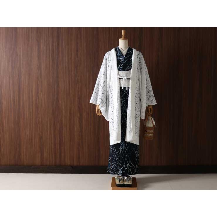 撫松庵 春夏秋に羽織れるレース仕様 仕立て上がり薄はおり（単品）薄