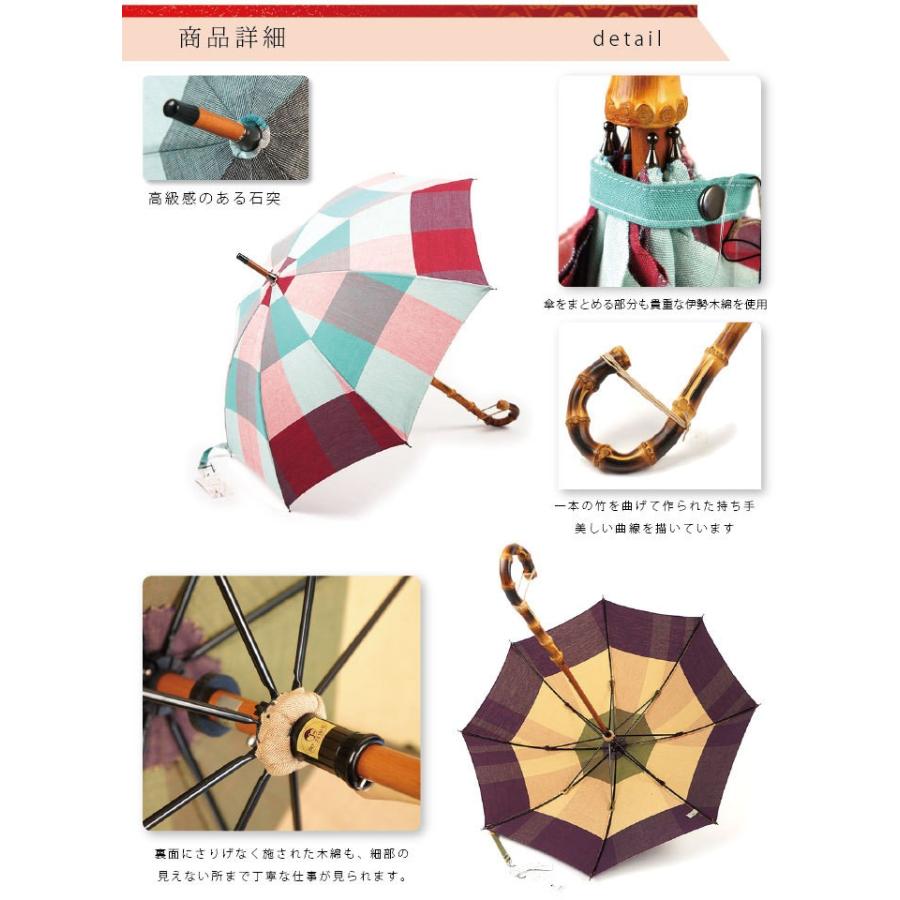 日傘 伊勢木綿 (全7タイプ) WAKAO 傘工房 TOKYO MADE- 木綿
