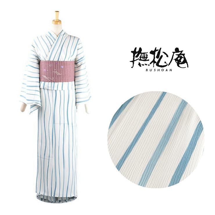 撫松庵　浴衣　とんぼ　綿ちぢみ　楊柳　しつけ糸付き 撫松庵 浴衣 とんぼ 綿ちぢみ 楊柳 しつけ糸付き - メルカリ