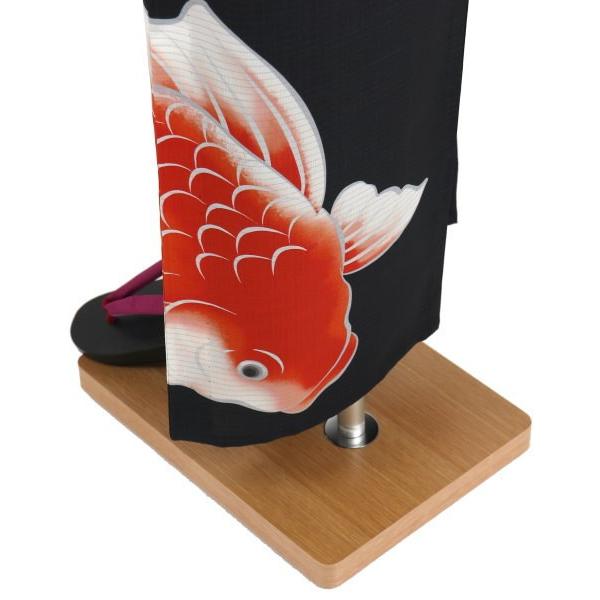 浴衣 撫松庵 仕立て上がり洗える浴衣 絵羽金魚(黒 105-337-162 浴衣 撫松庵 仕立て上がり洗える浴衣 絵羽金魚(黒 105-337-162