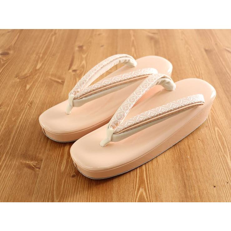 撫松庵 草履 七宝 ピンク 108-176-701-53 ブランドぞうり 無地  